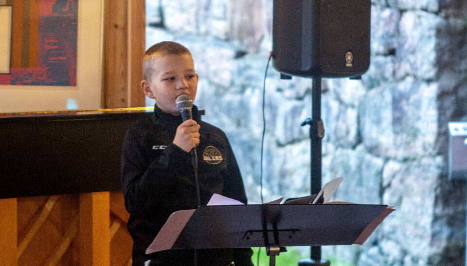 Vetle Berås Håverstad imponerte med sørlandsvise, og sang fra musikalen Oliver Twist.