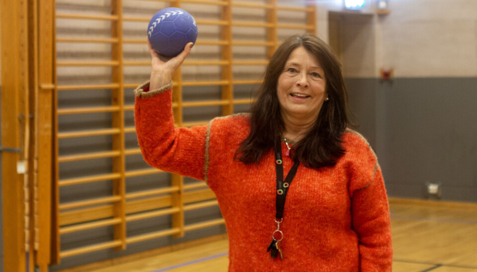 I følge Inger Olsen er hun over gjennomsnittet interessert i håndball.
