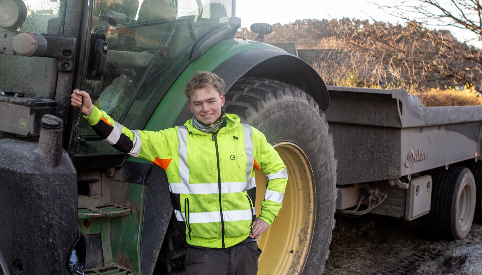 Eirik Try er klar for for en ny vintersesong. Han skal hovedsaklig holde sykkel- og gangstier snøfrie.