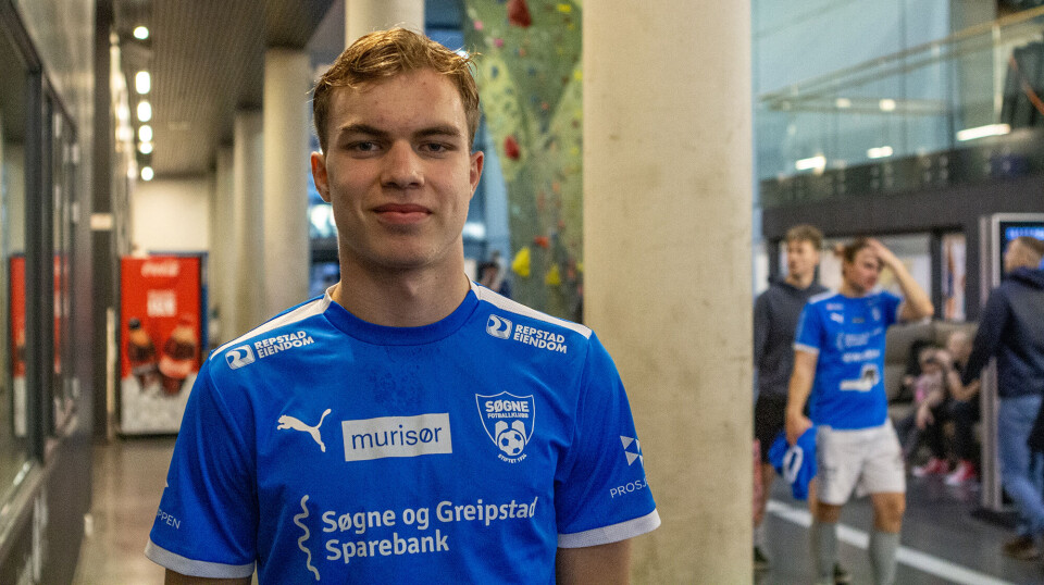 Thomas Aarhus scoret Søgnes mål i storoppgjøret mot Høllen