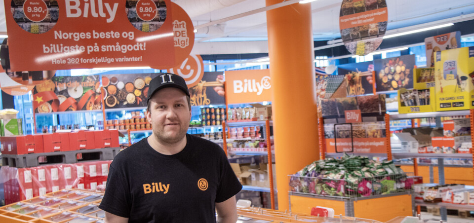 Espen Hofstad, butikksjef på Billy Søgne.