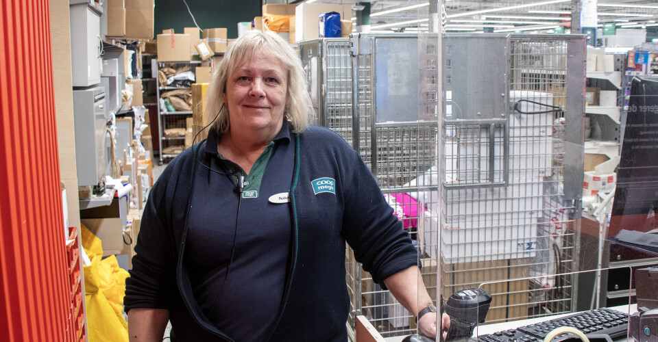 Reidun Tveita er postansvarlig ved Coop Mega Søgne.