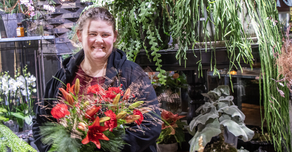 Dagens innehaver av Søgne blomster, Elin Stea Borøy tok over virksomheten fra tidligere eiere i 2021.