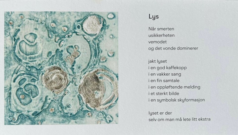 Fra boka Når livet slår av Monica Bartok, illustrert av Anna Berthelsen