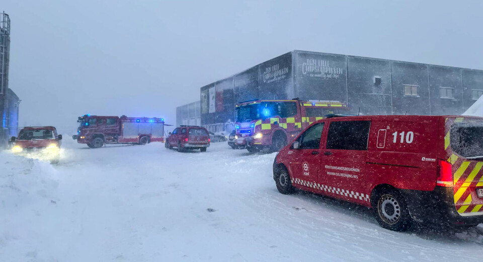 Brann i fabrikklokale slukket