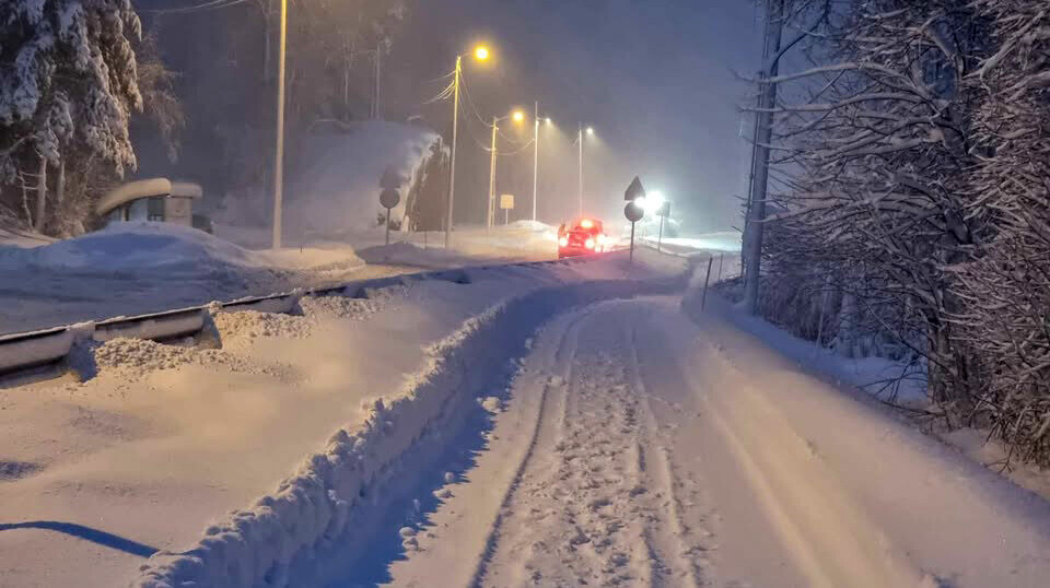 Svarttjønnheia mandag ettermiddag.