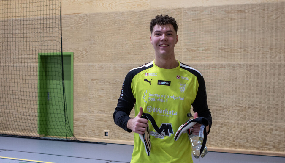 En av kampens store spillere var Søgnes keeper, Andreas Husmo.