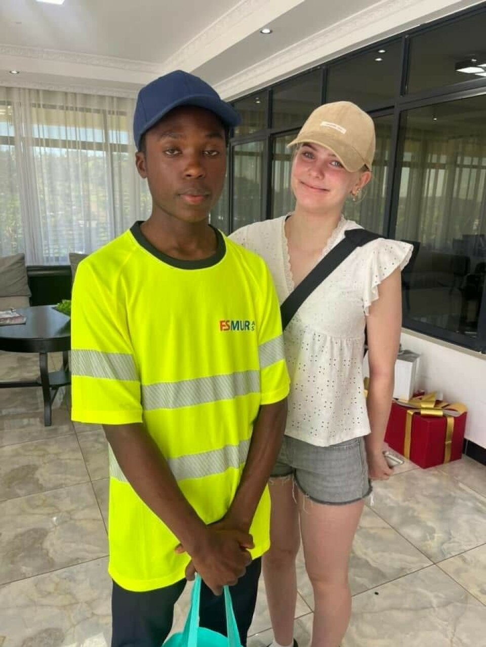 Dominic sammen med Tuva Aasen