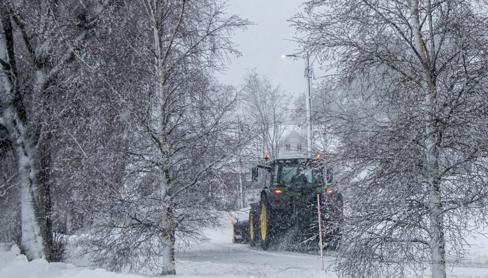 – Også Sørlandet blir farget hvitt