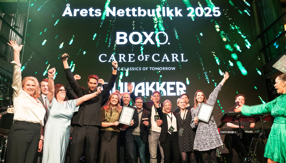 VINNERNE: Boxo, Care of Carl og Blivakker stakk av med prisen som 'årets nettbutikk' i de tre kategoriene som ble delt ut under Netthandelsprisene.