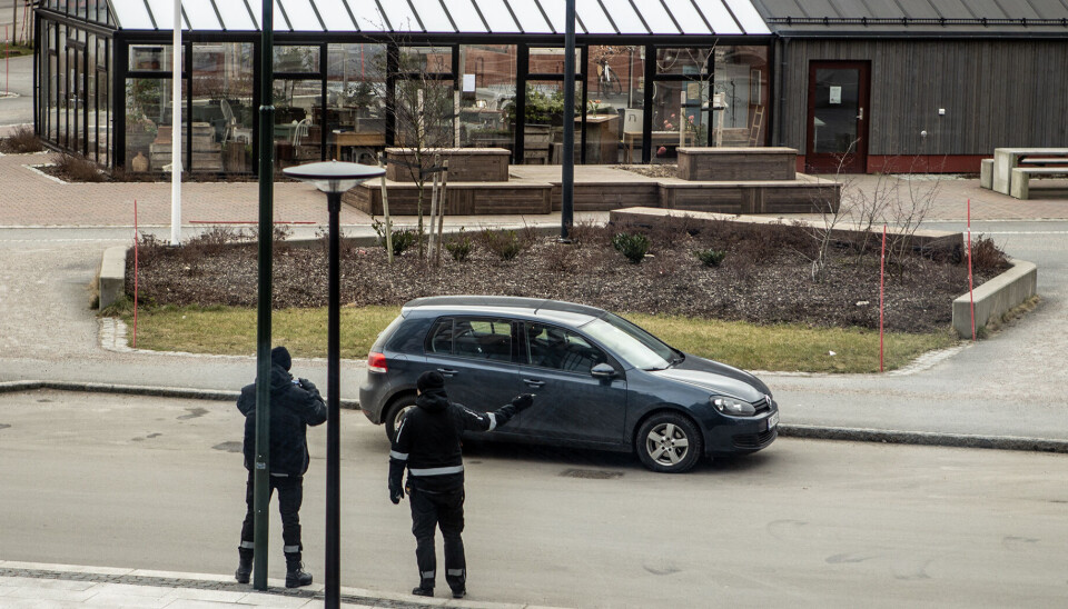 Fikk parkeringsbøter på Tangvall