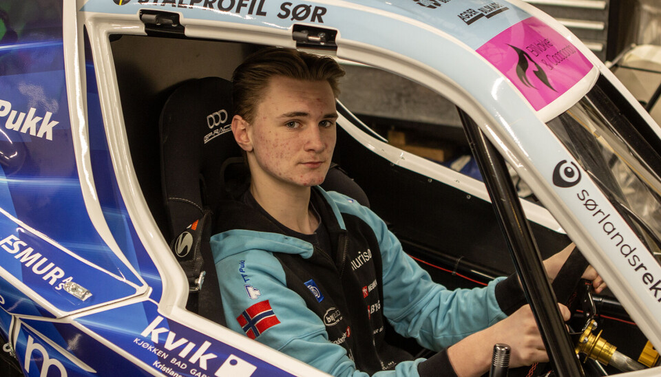 Vetle Try i sin crosskart
