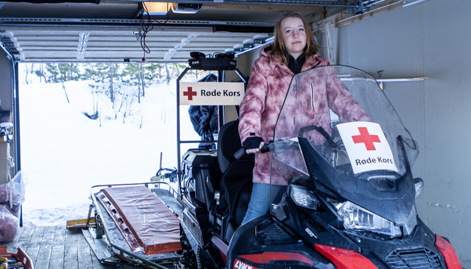 Leah Isabell Taraldsen (16) ser for seg en fremtid i hjelpekorpset.