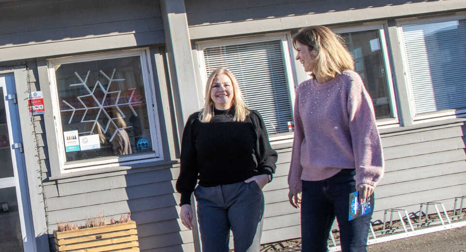 Hanne Fosseli fra Songvaar vekst og prosjektleder Anita Evensen Næss fra Varodd forteller om et spennende program og håper enda flere næringsaktører finner veien til Fabelaktig Fredag 14. mars 2025.