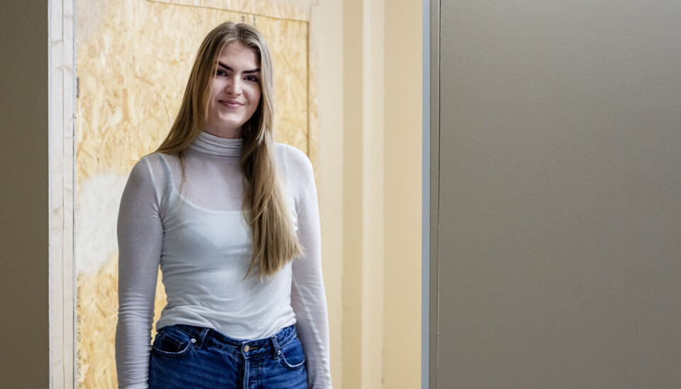 Her kommer en ny isavdelingen der Maren Abrahamsen vil tilby både softis og kuleis gjennom egen luke ut mot gateplan.