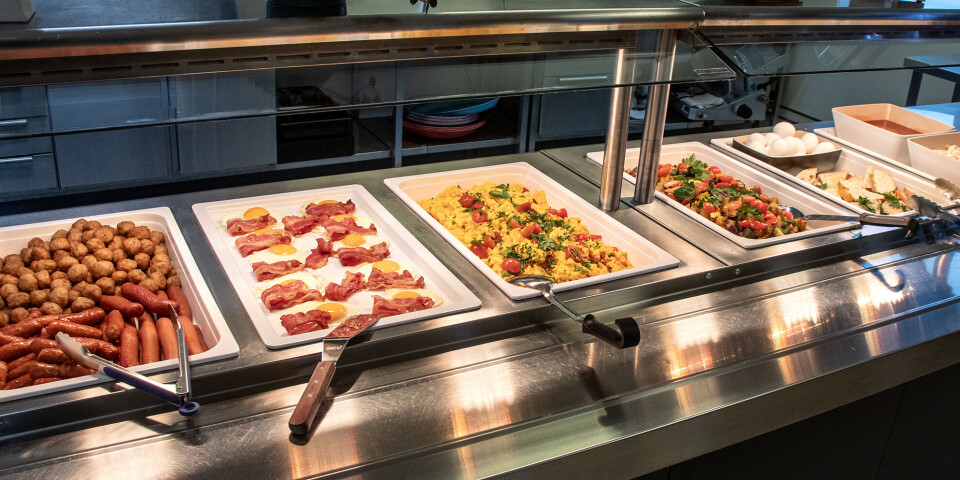Et lite utvalg fra frokostbuffeen på camp Mjåvann.