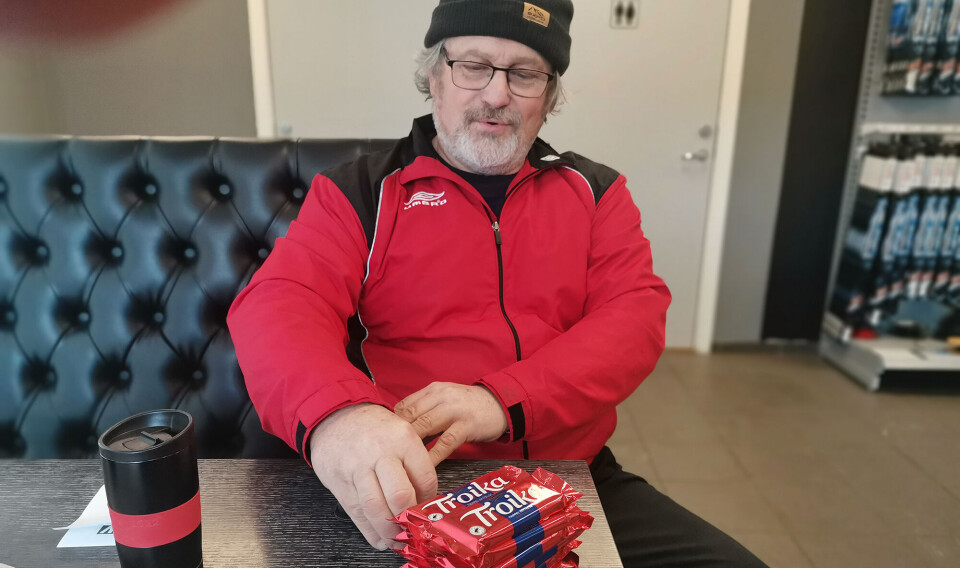Stig Olav Lindblom var innom Tappen og kjøpte opp restbeholdningen Troika.