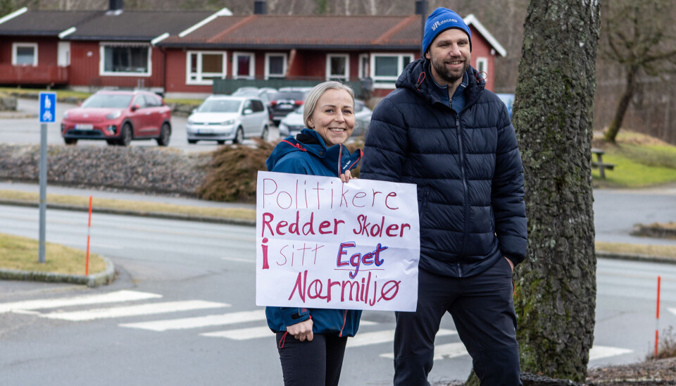 Aksjonerte med et klart budskap
