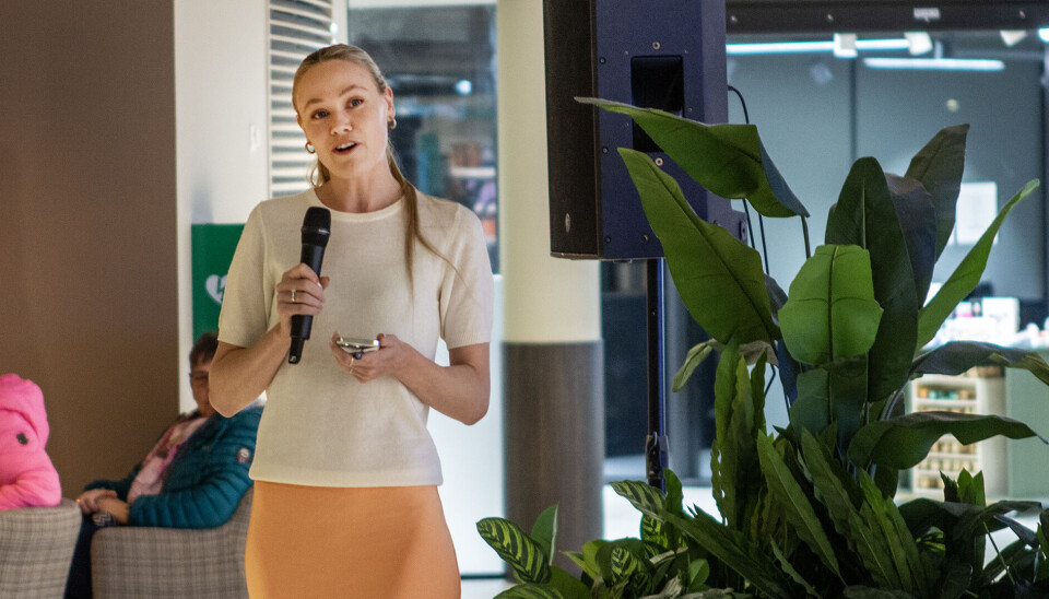 Markedsføringssjef for Urban Pioneers, Jeanette Olsen ønsket velkommen til Damenes aften