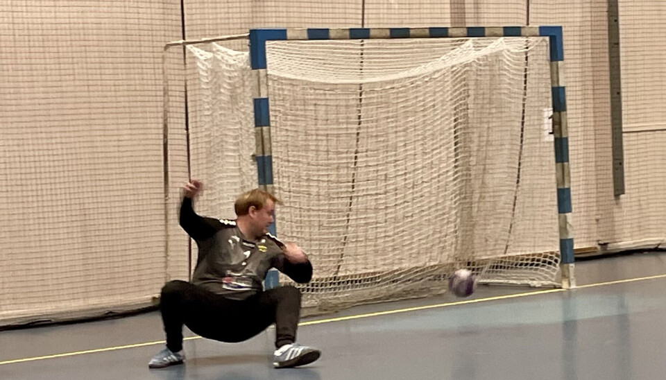 Tobias Krogstad var meget god på slutten av kampen.