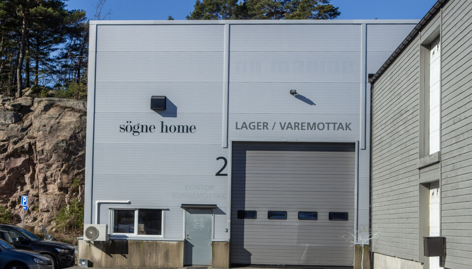 Sögne Home flytter lageret fra Høllen Vest til Drammen.