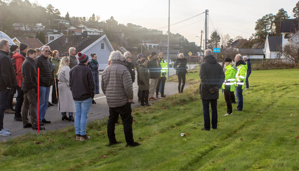 Areal- og miljøutvalget befarte området før forslaget ble sendt på høring
