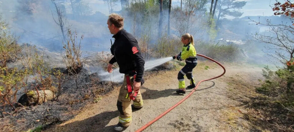 – Tørt og stor fare for brann