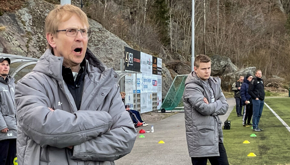 Svein Enersen er tilbake på sidelinjen som assistent til Søgnes hovedtrener og sønnen, Sondre Enersen.