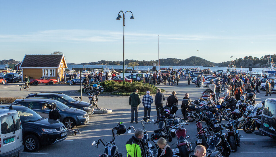 Fra «Cars-Bikes & Coffee» i Høllen torsdag forrige uke