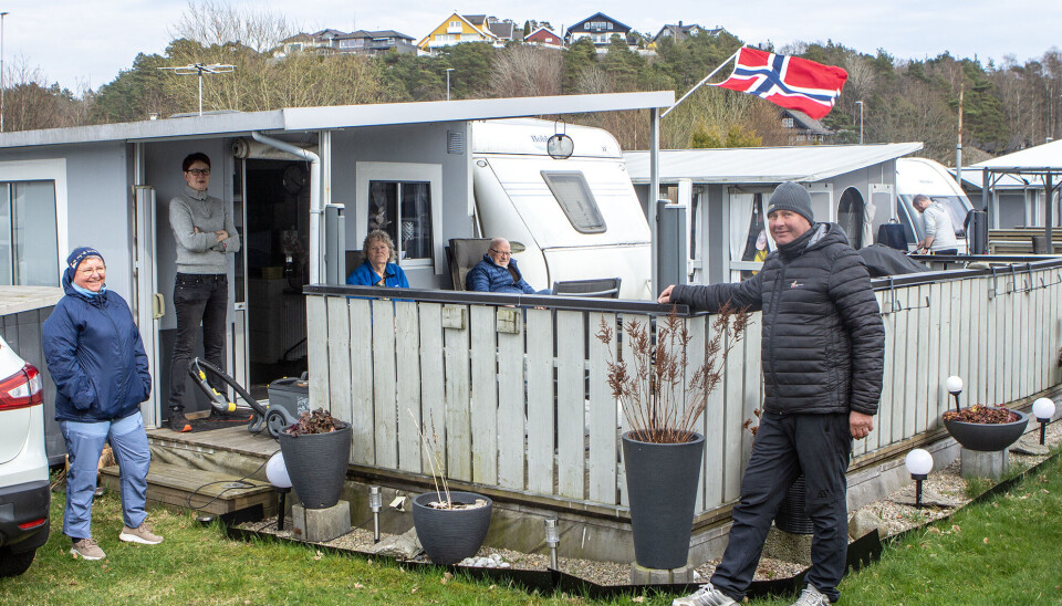 Påsken er starten på årets sesong for faste vogneiere ved Åros feriesenter