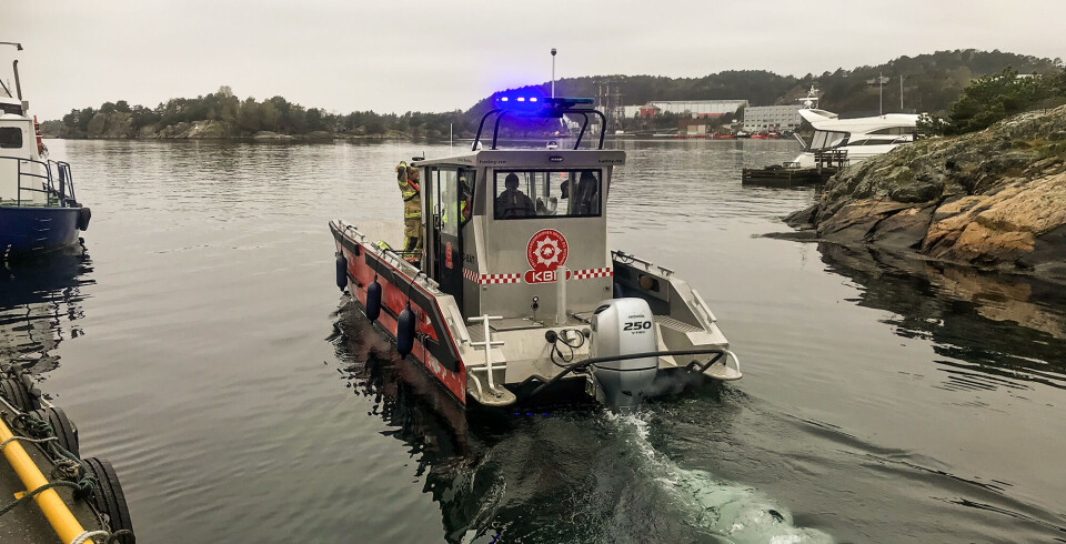 Rykket ut etter melding om brann i båt