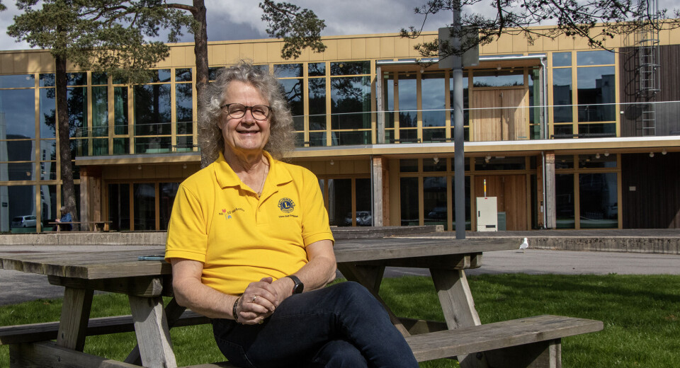 President i Lions Club Greipstad, Ragnar Klami ønsker igjen velkommen til basar i Sygna kultursenter.