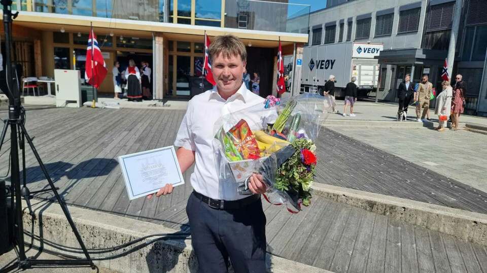 Jardarr Lie ble kåret til årets ildsjel i Songdalen i 2024.