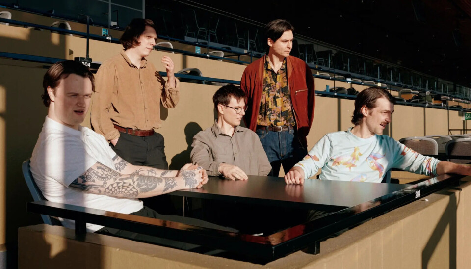 Honningbarna, fra venstre; Christoffer Trædal, Johan Hansson Liljeberg, Tomas Berglund, Nils Jørgen Nilsen og Edvard Valberg