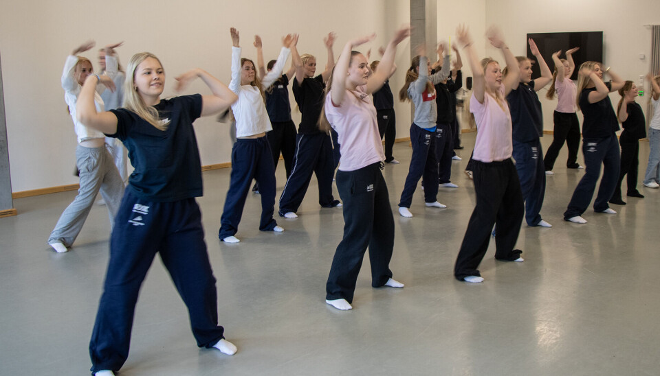 Forberedelser til forestillingen i Teateret i juni er i full gang