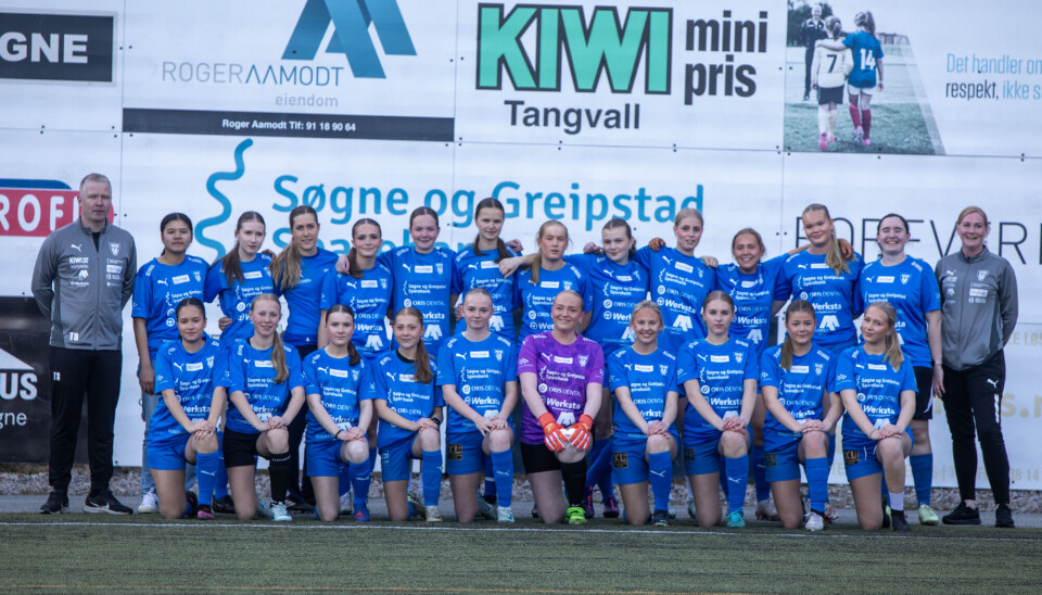Søgnes damelag bidrar under jentenes fotballdag tirsdag