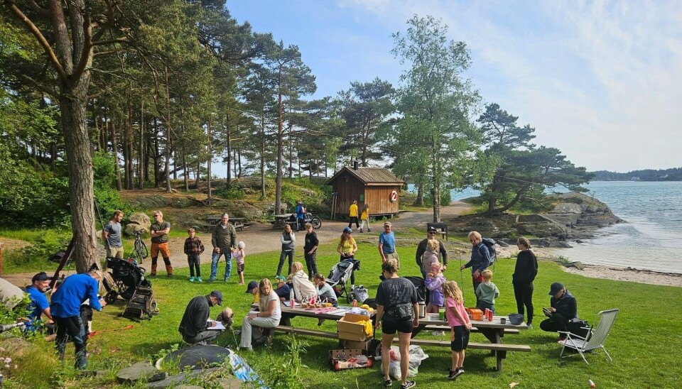 Åpen familiedag med fiskekonkurranse ble arrangert av Søgne- Jeger og fiskerforening