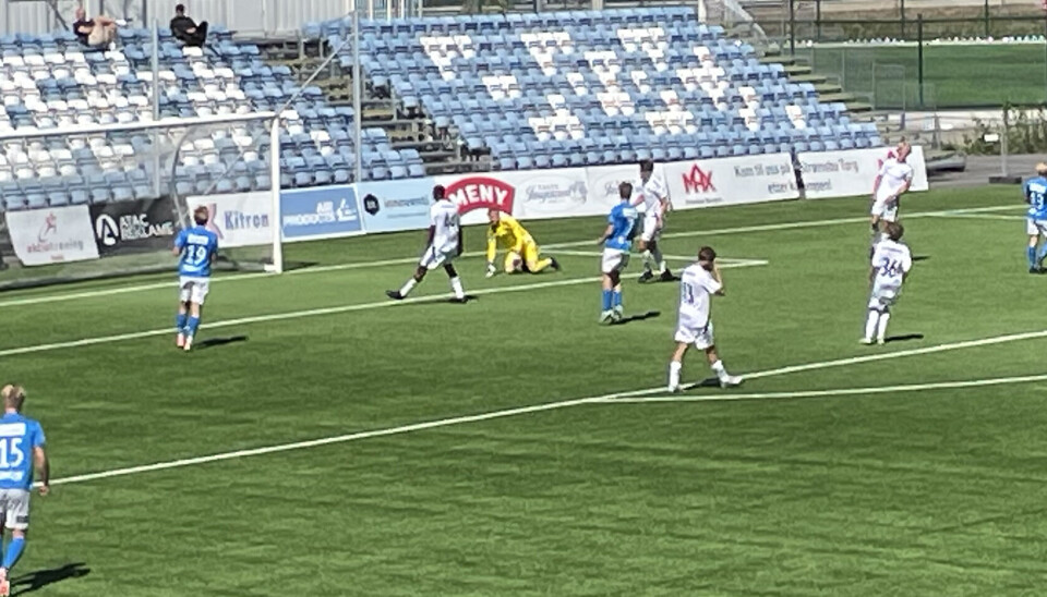 Kevin Johansen sørger for 1-0 ledelse til Søgne