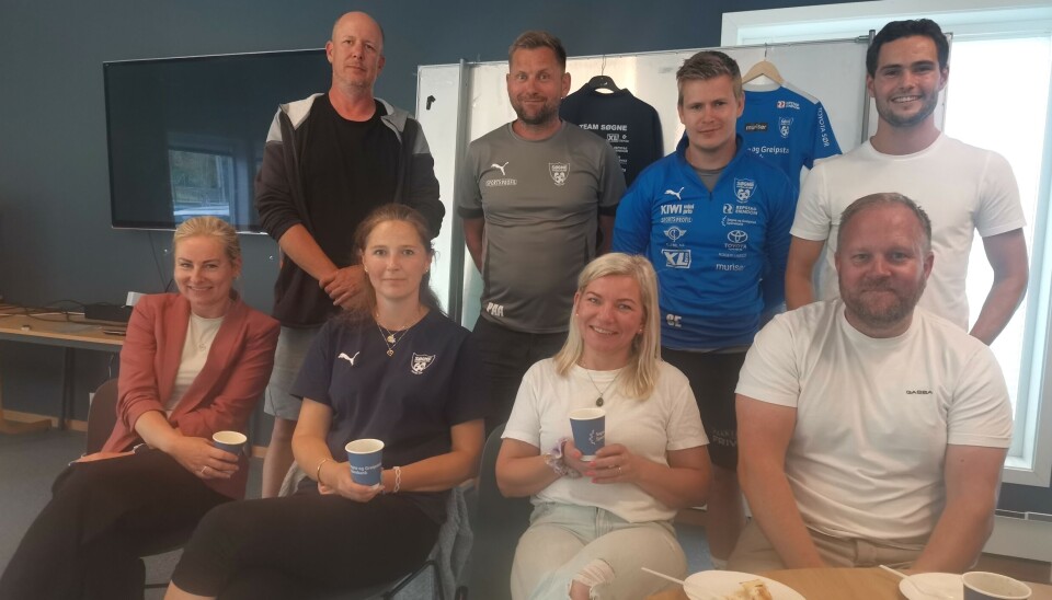 Sentrale personer i Søgne fotballklubb håper på god respons på Vipps
aksjonen.