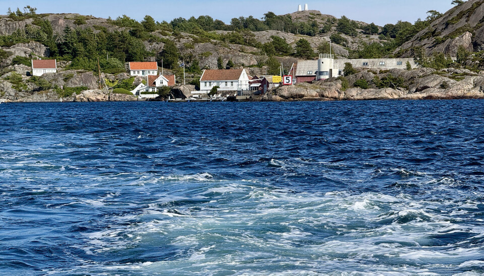 Thrustere på «full guffe» gjennom Olavsundet