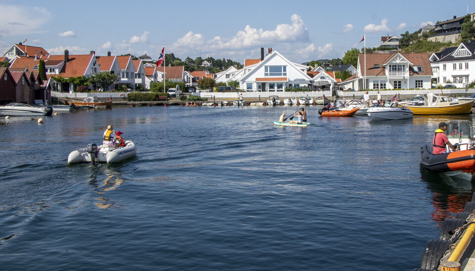 Sommerstemning i Høllen.