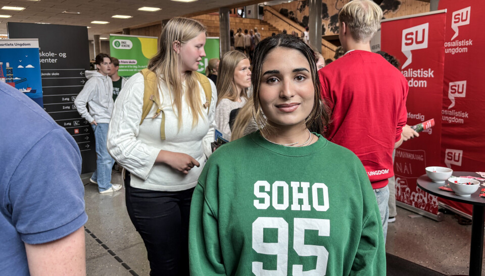 Angelina er elev ved skolen