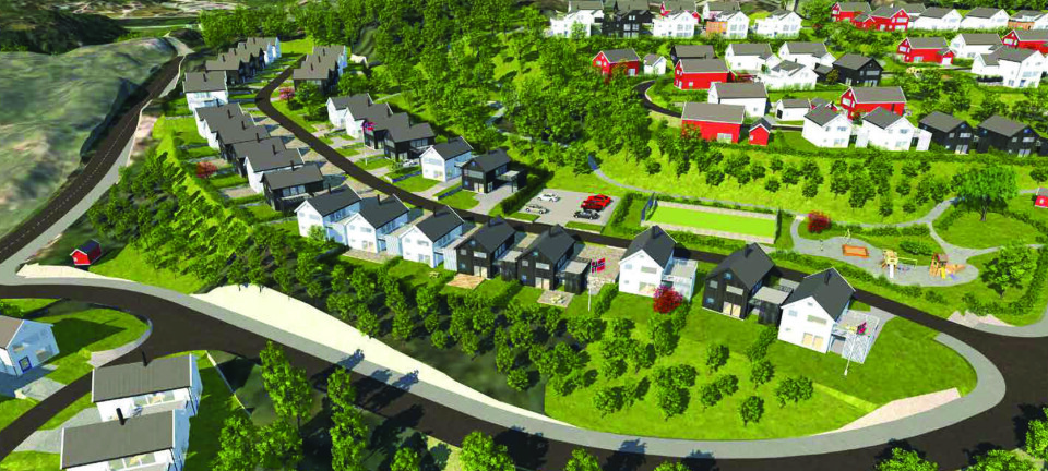 Nytt boligområde i Søgne på vei